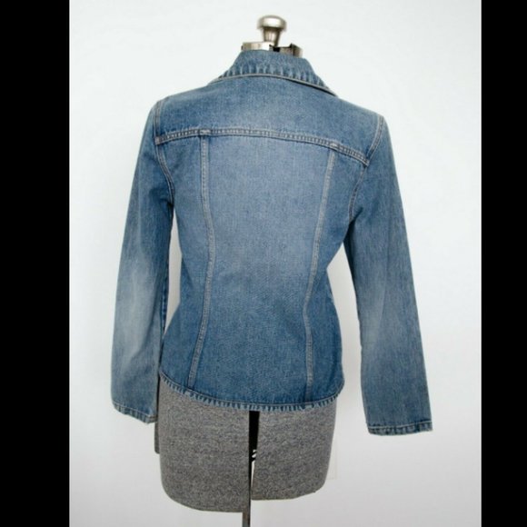 Guess Jeans Vintage Jean Jacket - No Size Tag- - Picture 5 of 5